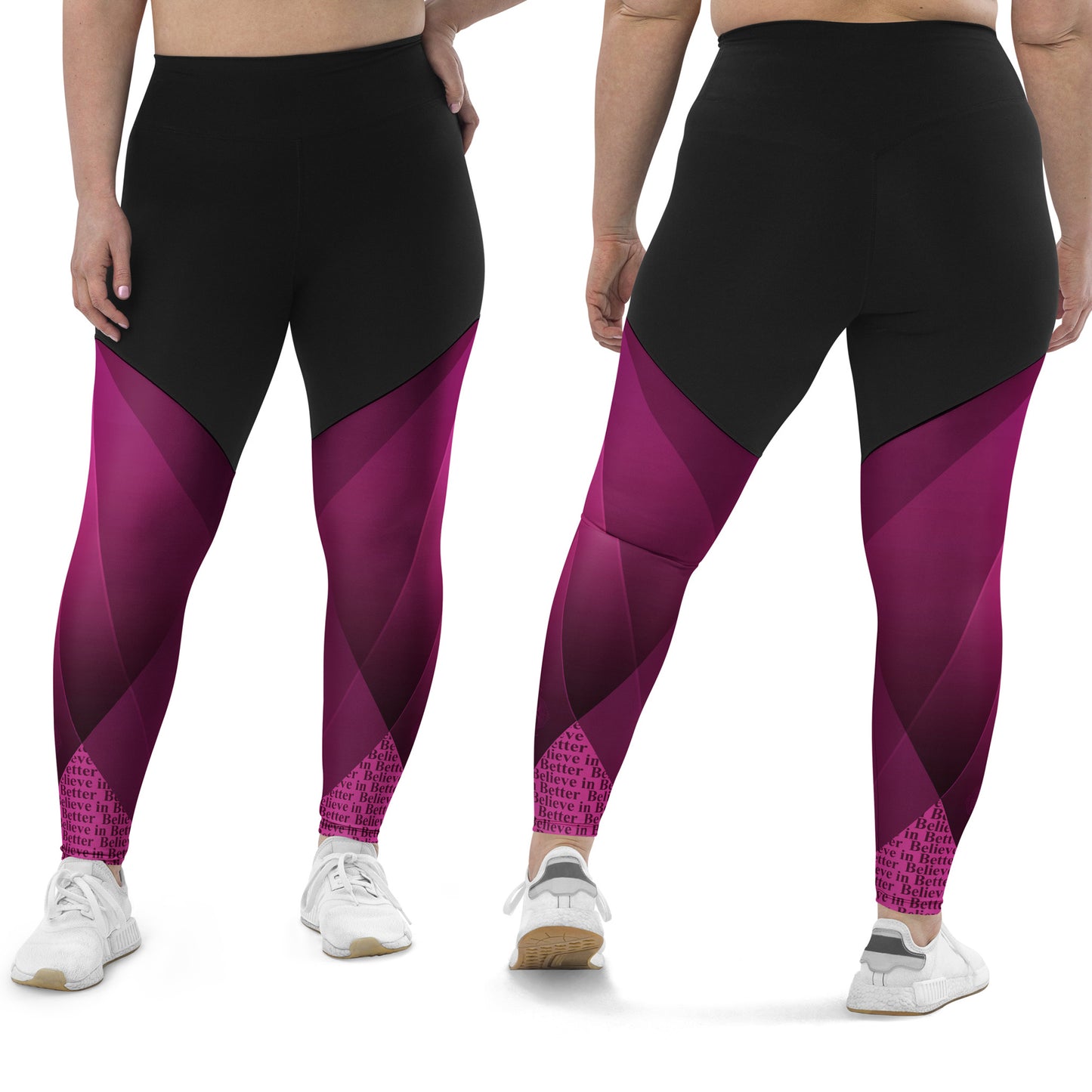 "Believe in Better" Sports Leggings