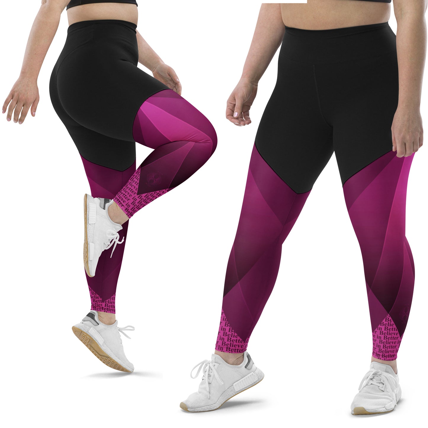 "Believe in Better" Sports Leggings