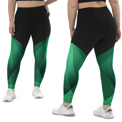 "Dream Big" Sports Leggings