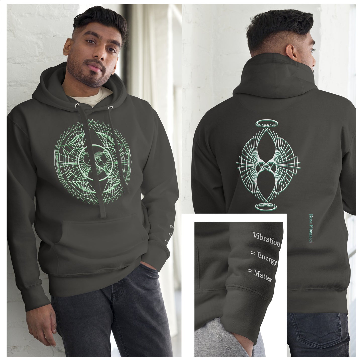 Unisex "Vibration = Energy = Matter" Hoodie