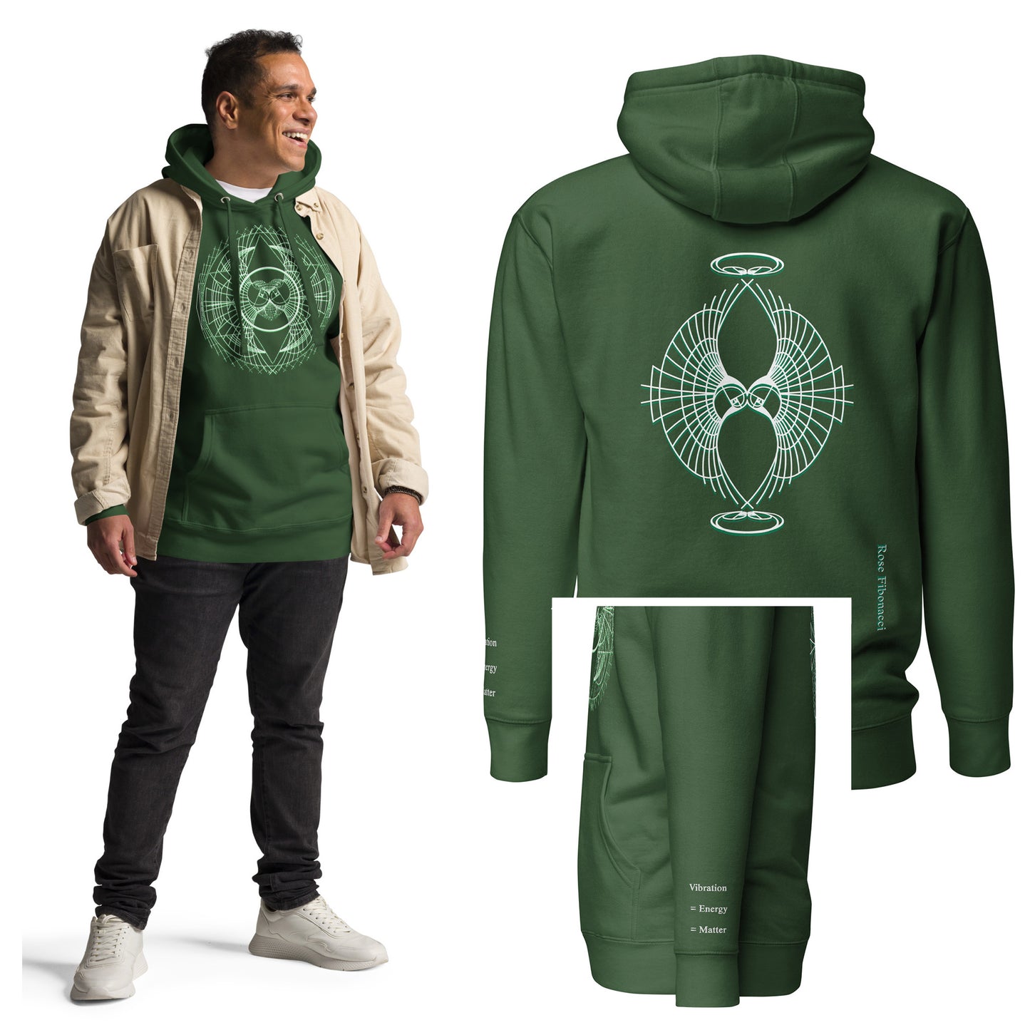 Unisex "Vibration = Energy = Matter" Hoodie