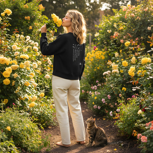 Women’s Love Crewneck - Black / Navy