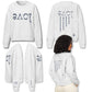 Women’s Love Crewneck - White / Grey
