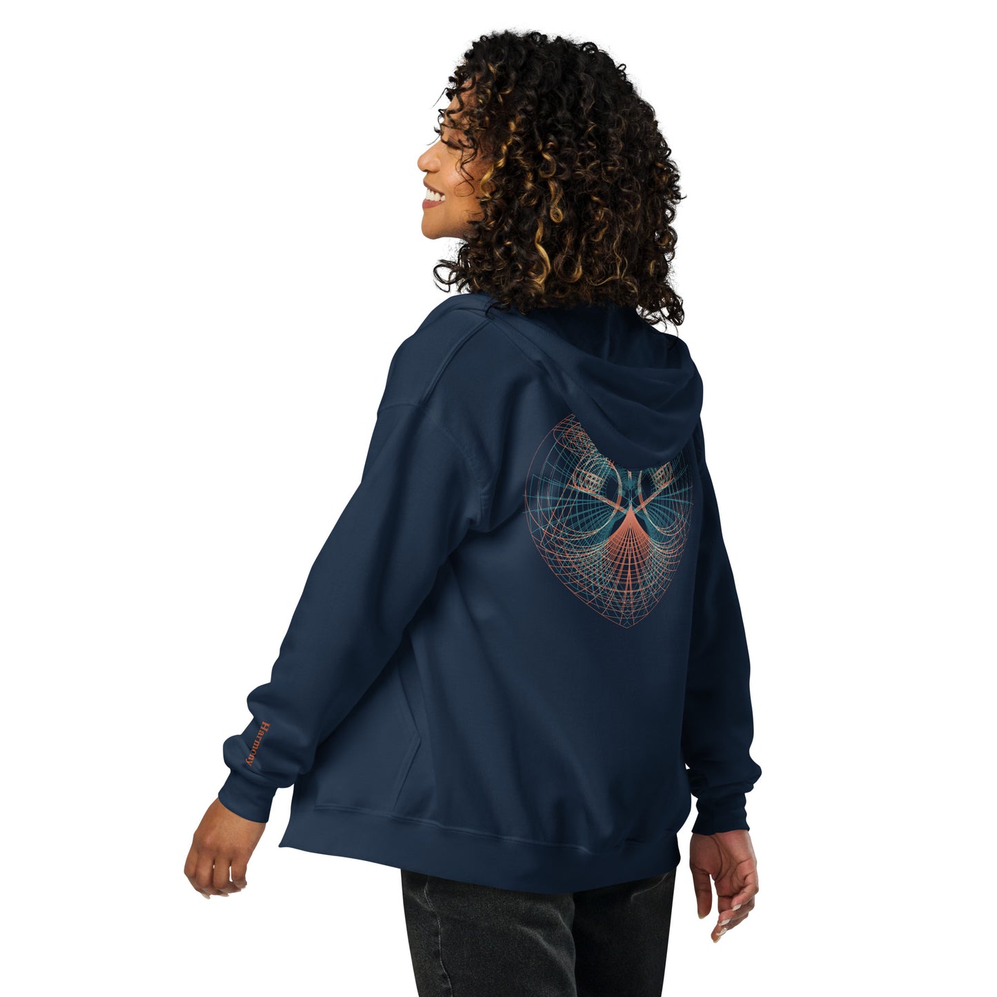 Live in Harmony zip up Hoodie