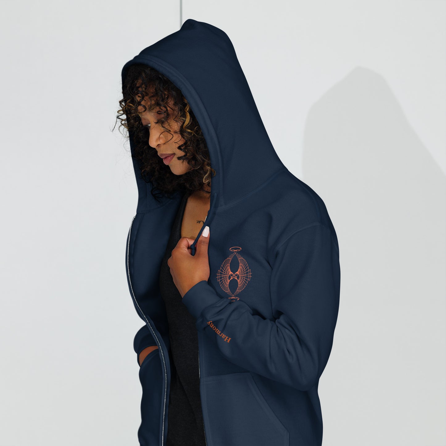 Live in Harmony zip up Hoodie