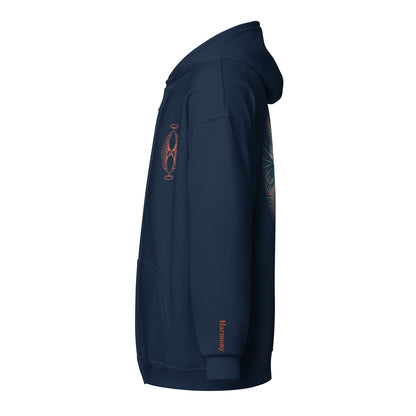 Live in Harmony zip up Hoodie