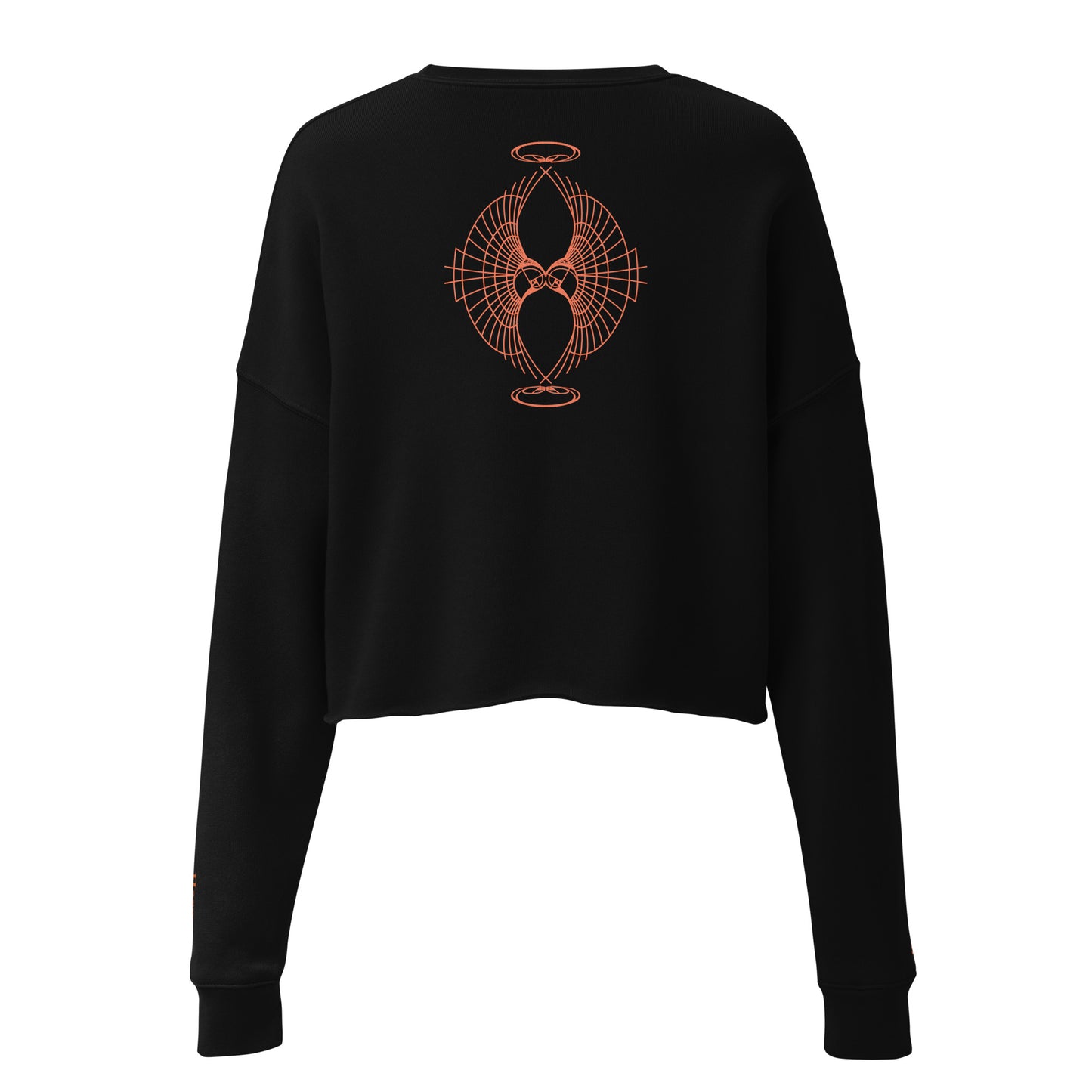 Find Harmony in Your Heart - Sacred Geometry Crop Sweatshirt