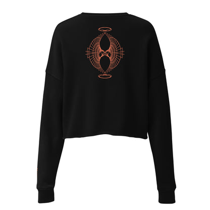 Find Harmony in Your Heart - Sacred Geometry Crop Sweatshirt