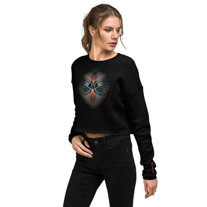 Find Harmony in Your Heart - Sacred Geometry Crop Sweatshirt