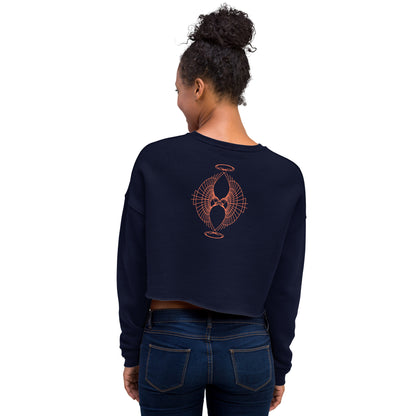 Find Harmony in Your Heart - Sacred Geometry Crop Sweatshirt