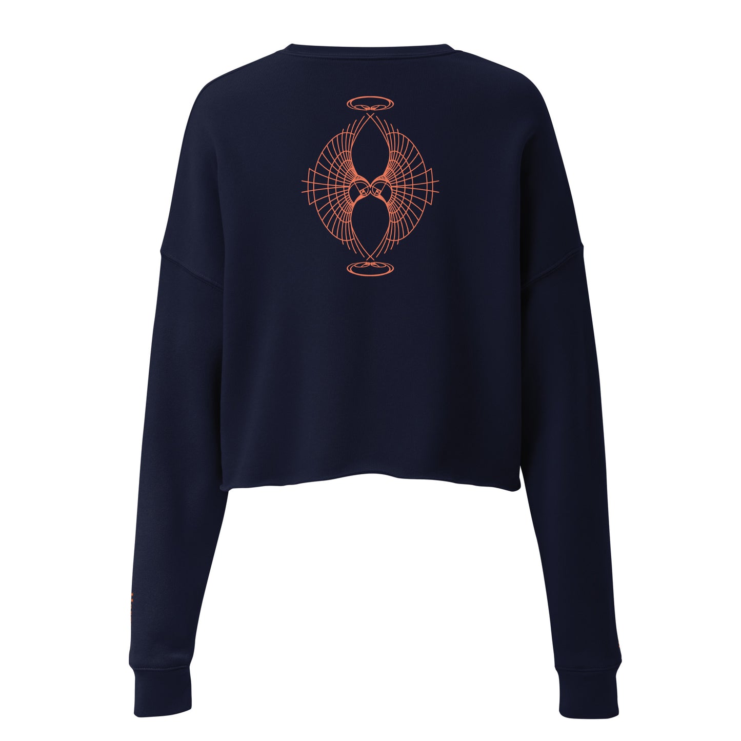 Find Harmony in Your Heart - Sacred Geometry Crop Sweatshirt