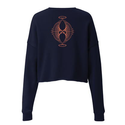 Find Harmony in Your Heart - Sacred Geometry Crop Sweatshirt